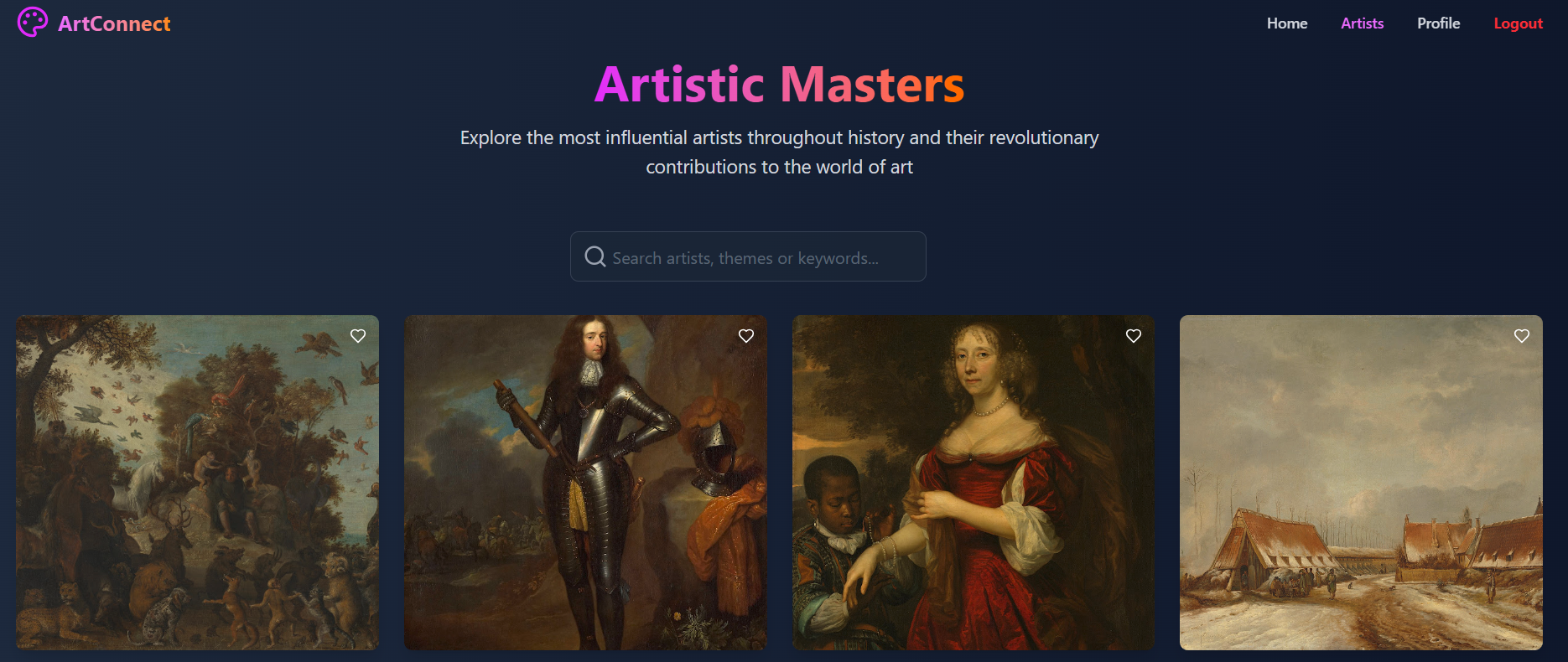 ArtConnect – Explore the World Through Artists